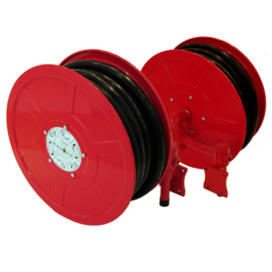 Fire Hose Reel Set c/w Brass Nozzle and 30m Hose